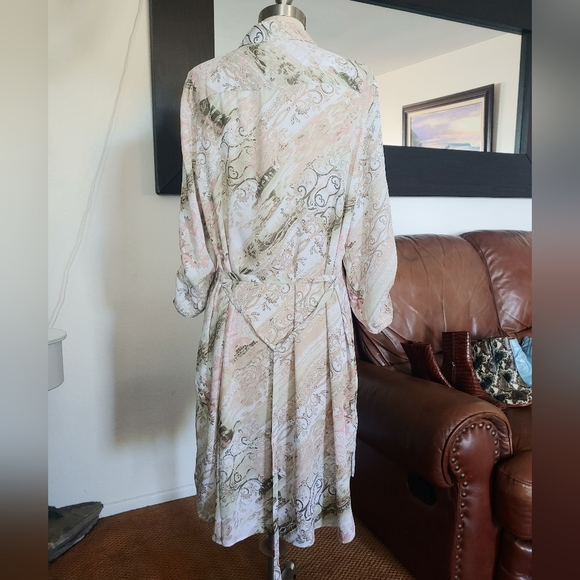 Chico's Bold Pattern Stripe Button-Front Tunic/Dress - Picture 3 of 5